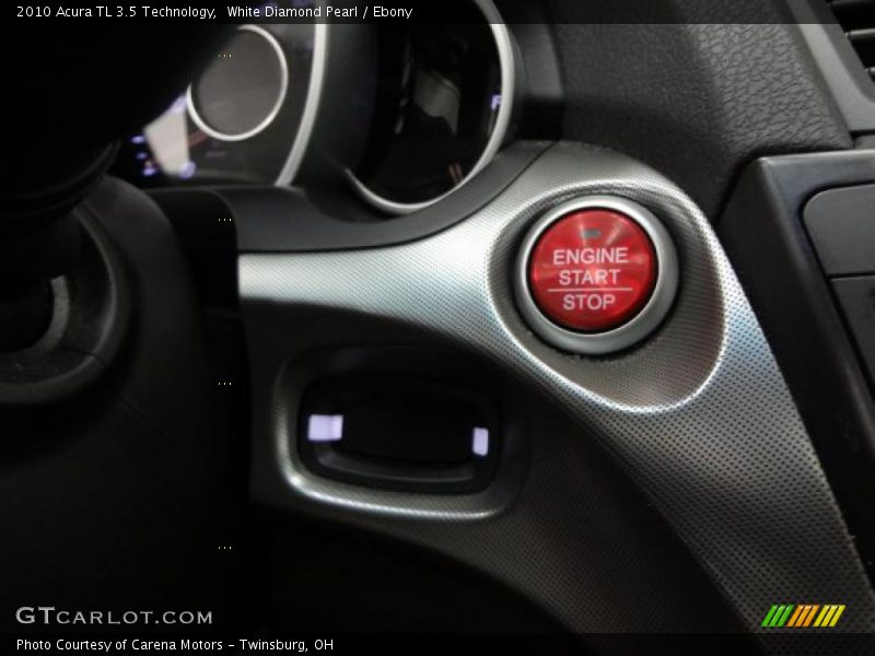 White Diamond Pearl / Ebony 2010 Acura TL 3.5 Technology