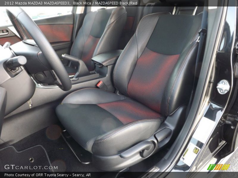 Front Seat of 2012 MAZDA3 MAZDASPEED3