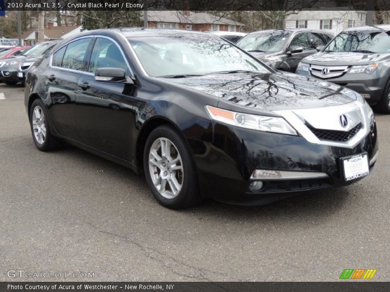 Crystal Black Pearl / Ebony 2010 Acura TL 3.5