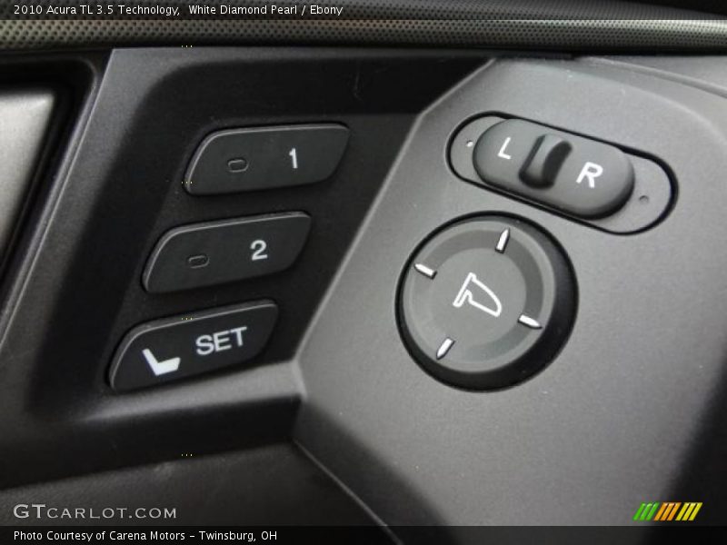 White Diamond Pearl / Ebony 2010 Acura TL 3.5 Technology