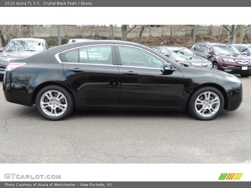 Crystal Black Pearl / Ebony 2010 Acura TL 3.5