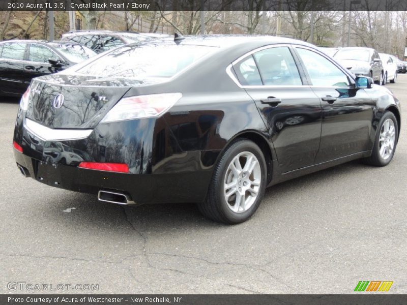 Crystal Black Pearl / Ebony 2010 Acura TL 3.5