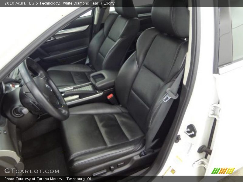 White Diamond Pearl / Ebony 2010 Acura TL 3.5 Technology