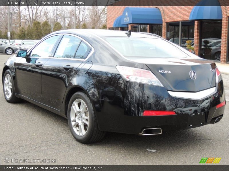 Crystal Black Pearl / Ebony 2010 Acura TL 3.5