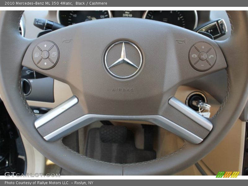 Black / Cashmere 2010 Mercedes-Benz ML 350 4Matic