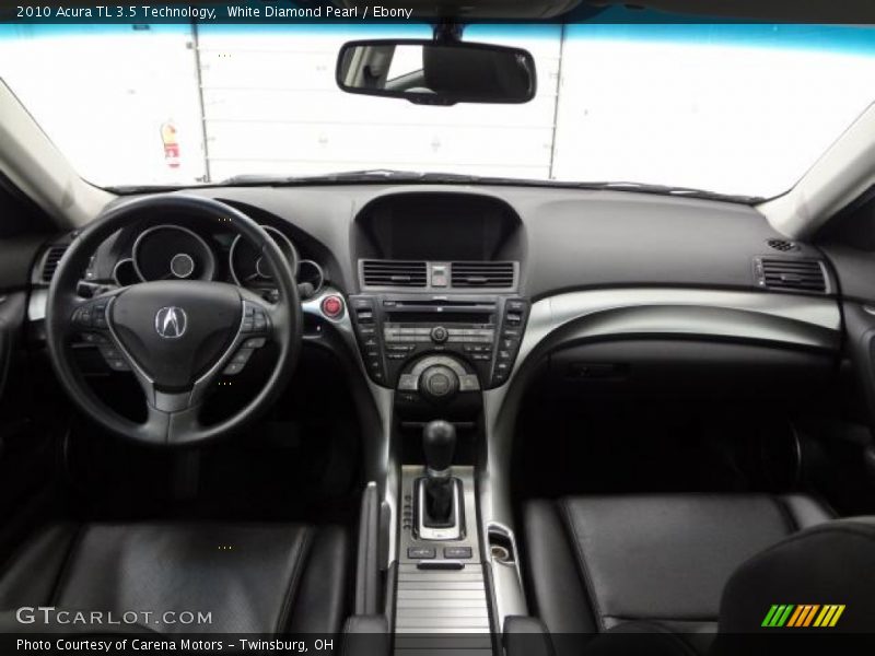 White Diamond Pearl / Ebony 2010 Acura TL 3.5 Technology