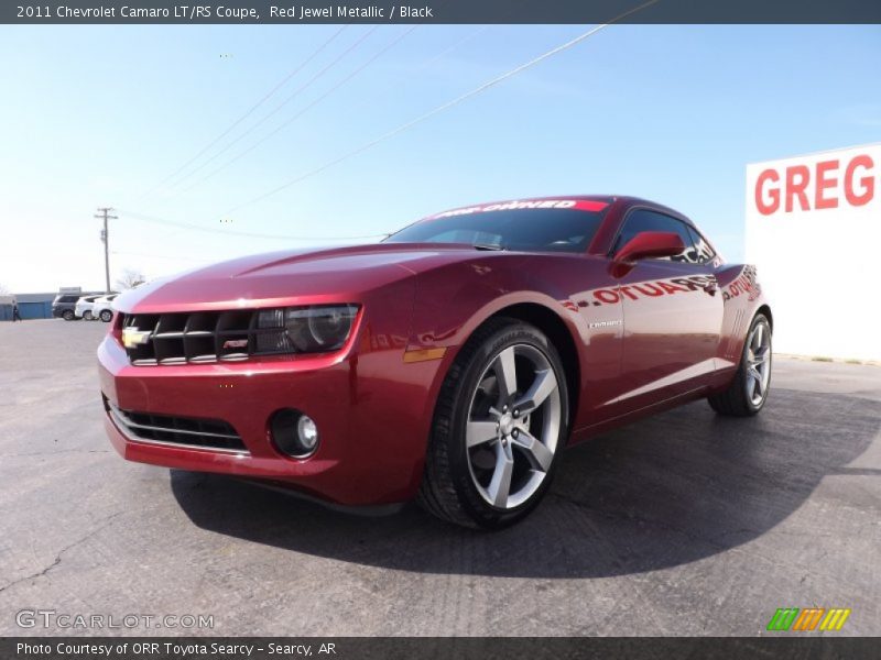 Red Jewel Metallic / Black 2011 Chevrolet Camaro LT/RS Coupe