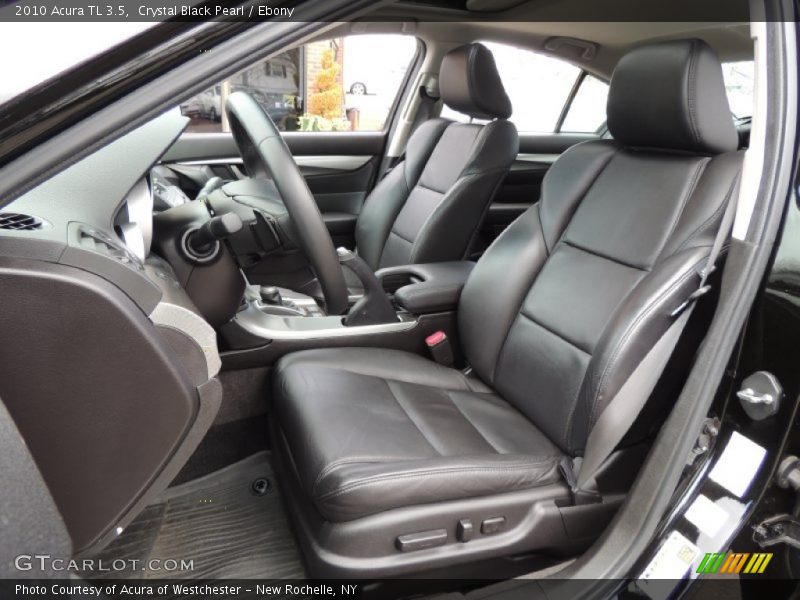 Crystal Black Pearl / Ebony 2010 Acura TL 3.5