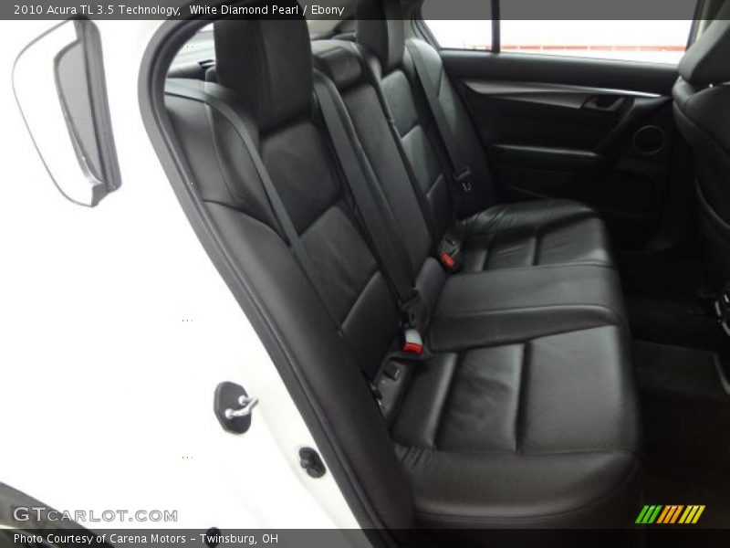 White Diamond Pearl / Ebony 2010 Acura TL 3.5 Technology