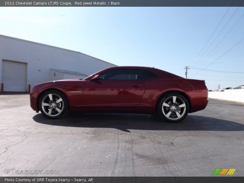 Red Jewel Metallic / Black 2011 Chevrolet Camaro LT/RS Coupe