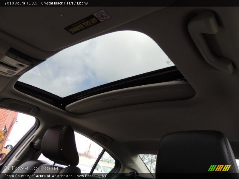 Crystal Black Pearl / Ebony 2010 Acura TL 3.5
