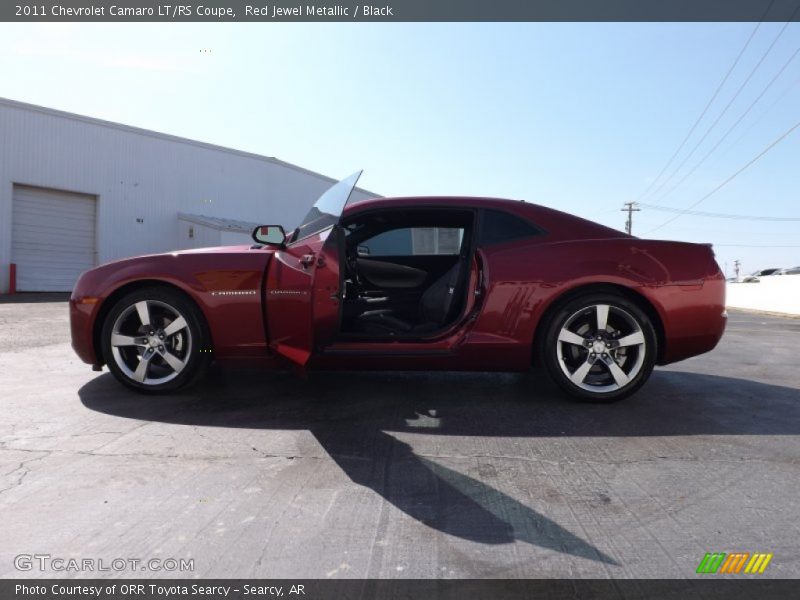 Red Jewel Metallic / Black 2011 Chevrolet Camaro LT/RS Coupe