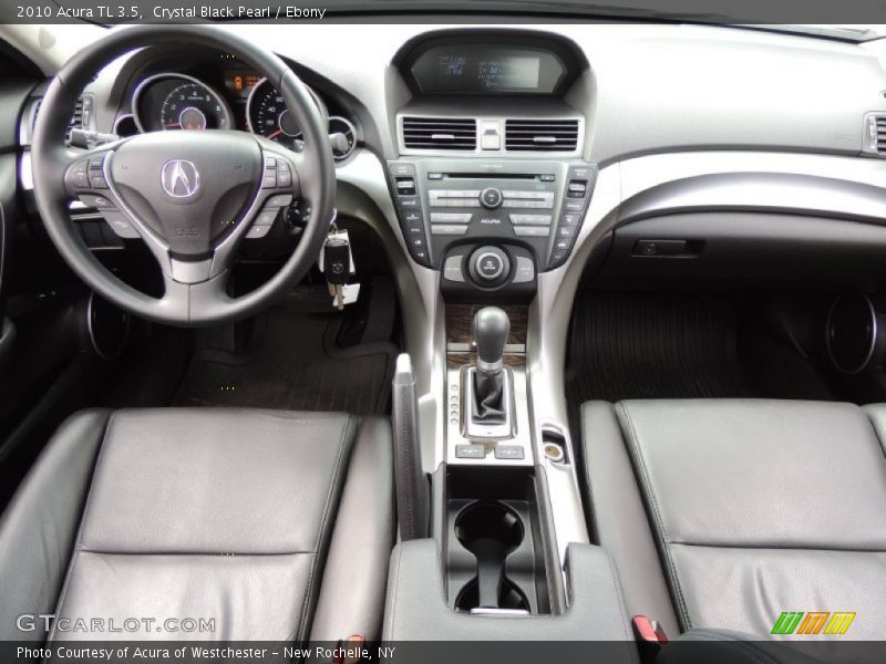 Crystal Black Pearl / Ebony 2010 Acura TL 3.5