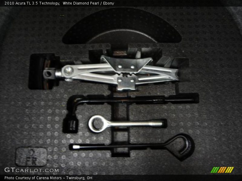White Diamond Pearl / Ebony 2010 Acura TL 3.5 Technology