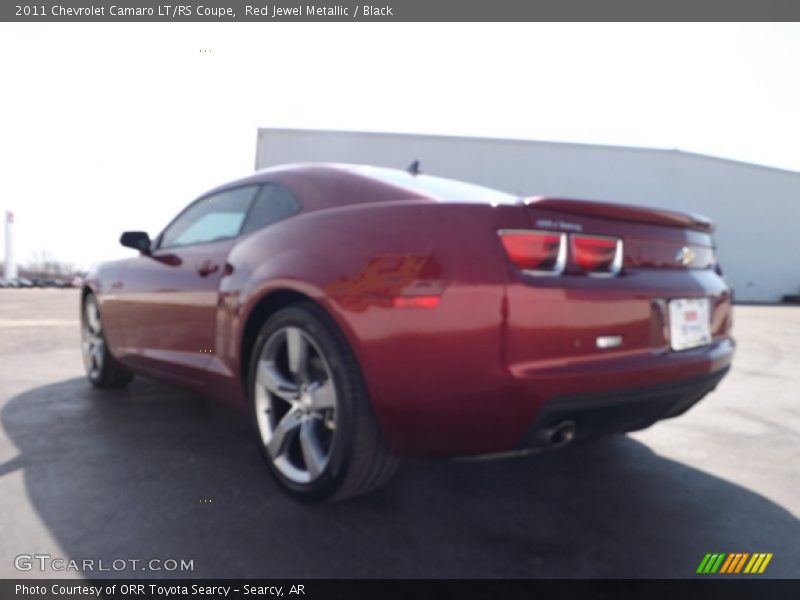 Red Jewel Metallic / Black 2011 Chevrolet Camaro LT/RS Coupe