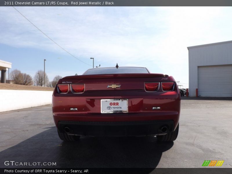 Red Jewel Metallic / Black 2011 Chevrolet Camaro LT/RS Coupe