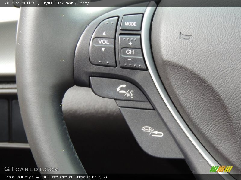 Crystal Black Pearl / Ebony 2010 Acura TL 3.5
