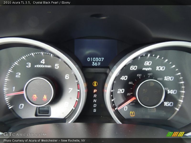 Crystal Black Pearl / Ebony 2010 Acura TL 3.5