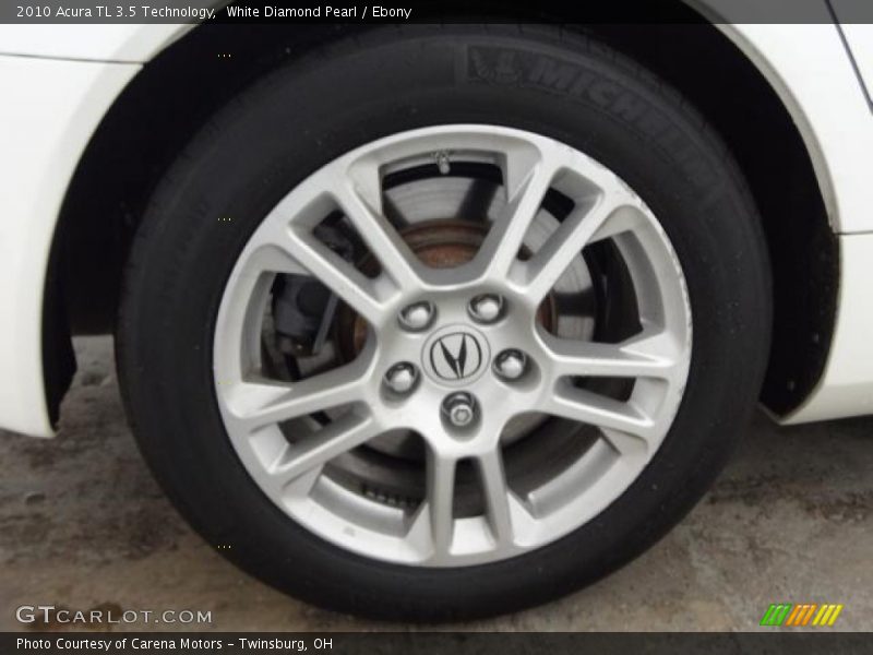 White Diamond Pearl / Ebony 2010 Acura TL 3.5 Technology