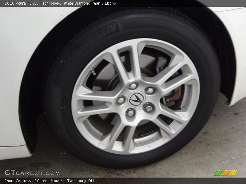 White Diamond Pearl / Ebony 2010 Acura TL 3.5 Technology