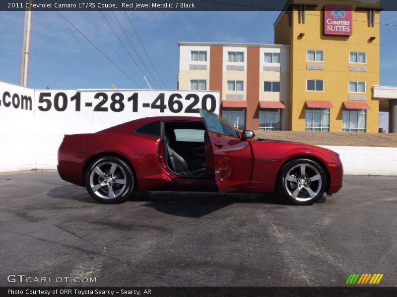 Red Jewel Metallic / Black 2011 Chevrolet Camaro LT/RS Coupe