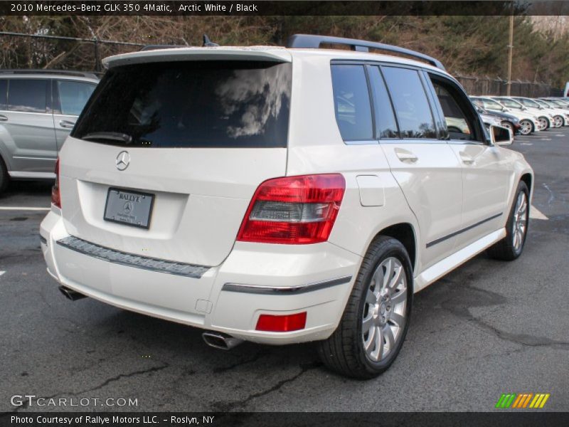 Arctic White / Black 2010 Mercedes-Benz GLK 350 4Matic