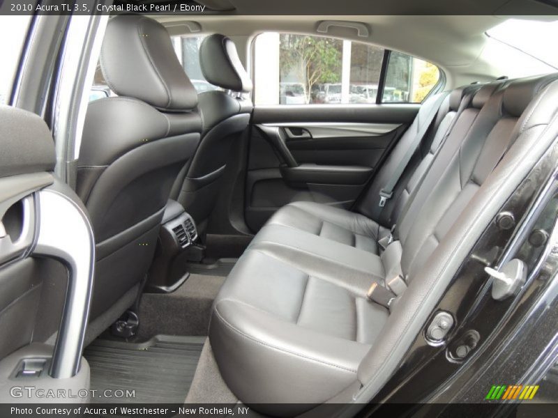 Crystal Black Pearl / Ebony 2010 Acura TL 3.5
