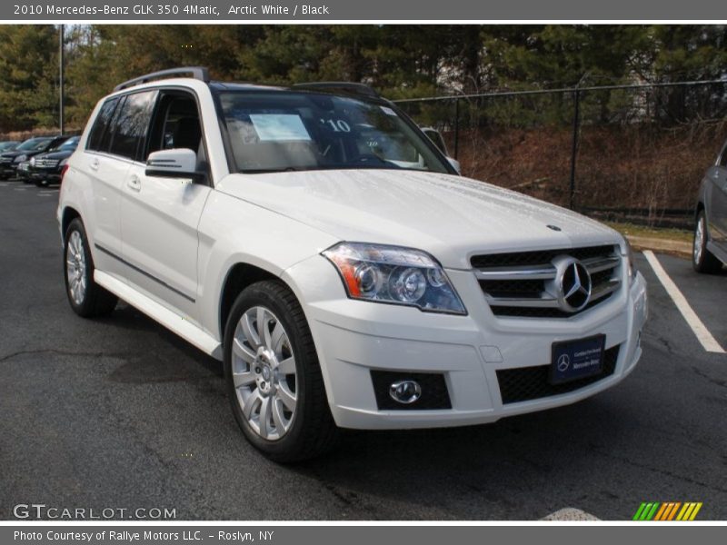 Arctic White / Black 2010 Mercedes-Benz GLK 350 4Matic