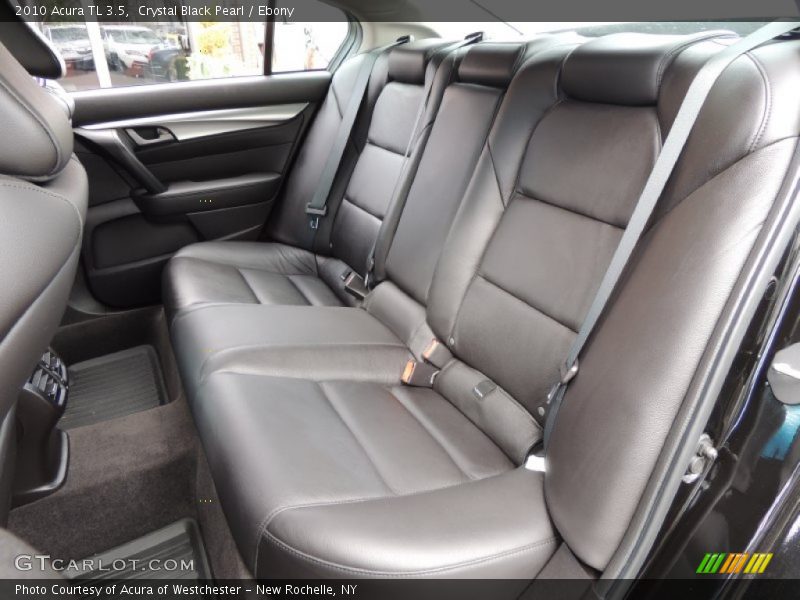 Crystal Black Pearl / Ebony 2010 Acura TL 3.5
