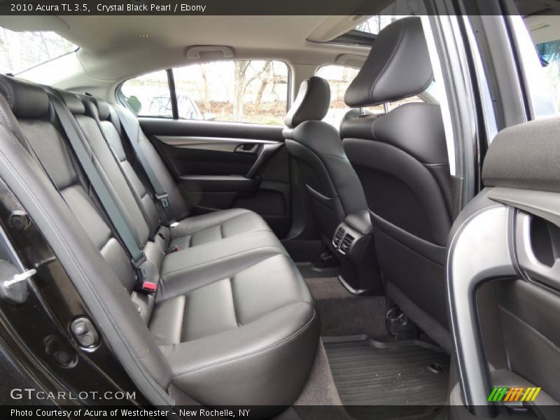 Crystal Black Pearl / Ebony 2010 Acura TL 3.5
