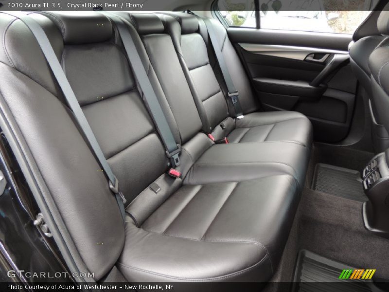 Crystal Black Pearl / Ebony 2010 Acura TL 3.5