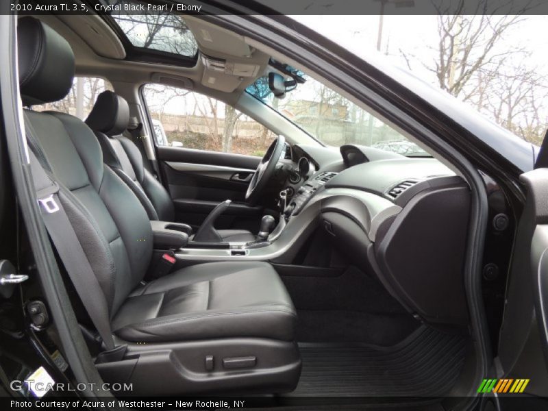 Crystal Black Pearl / Ebony 2010 Acura TL 3.5