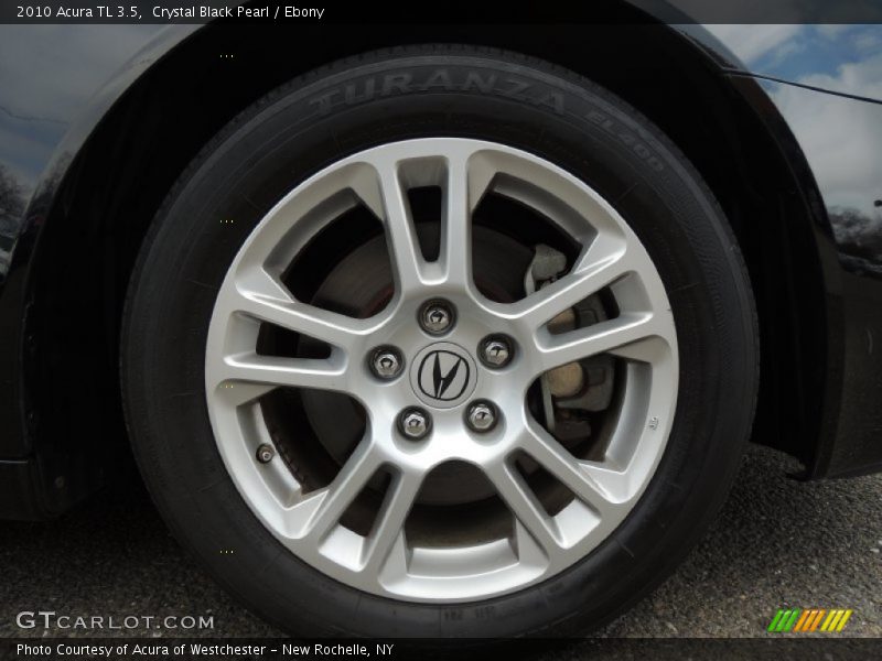 Crystal Black Pearl / Ebony 2010 Acura TL 3.5