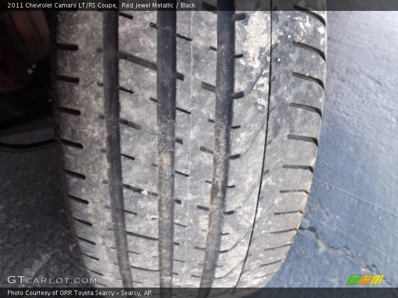 Red Jewel Metallic / Black 2011 Chevrolet Camaro LT/RS Coupe
