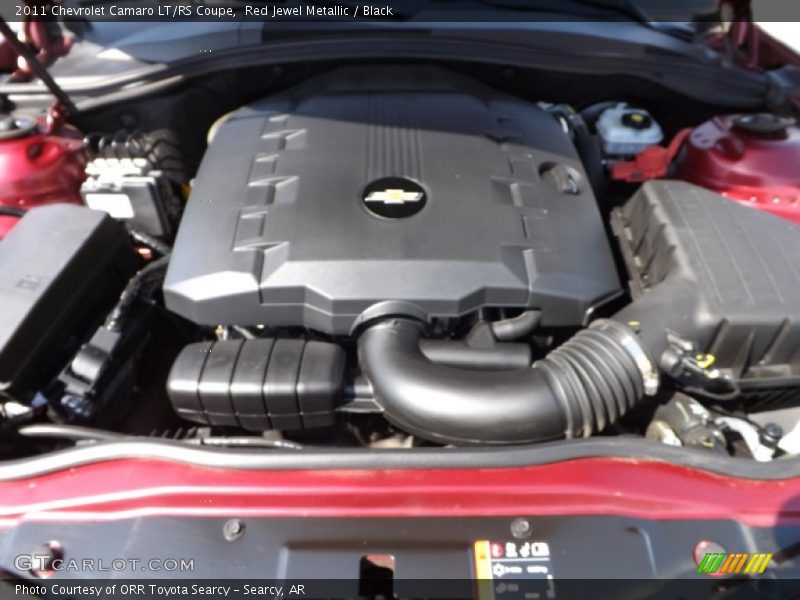 Red Jewel Metallic / Black 2011 Chevrolet Camaro LT/RS Coupe