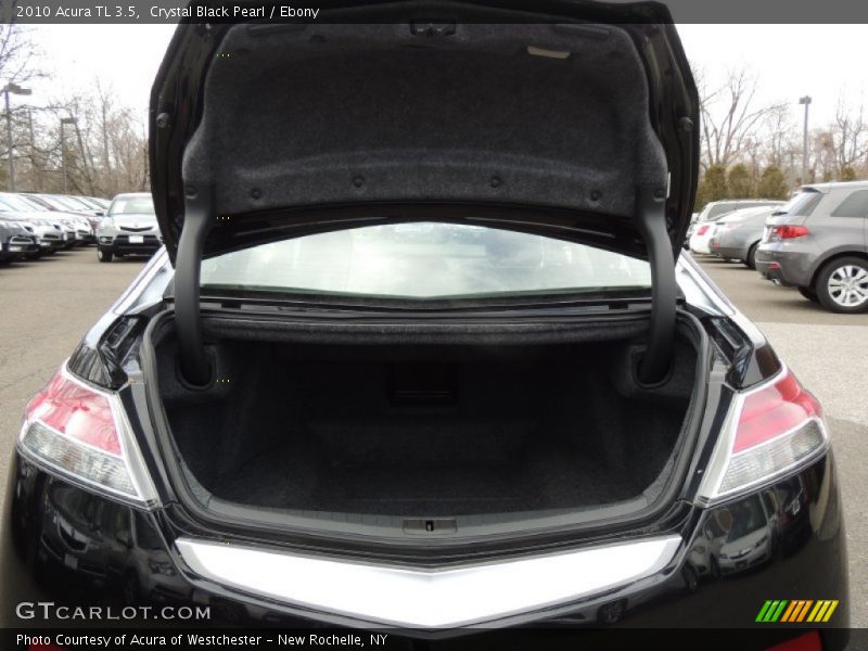 Crystal Black Pearl / Ebony 2010 Acura TL 3.5