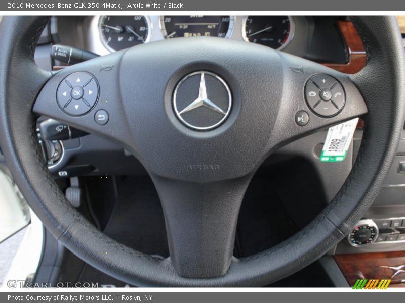 Arctic White / Black 2010 Mercedes-Benz GLK 350 4Matic
