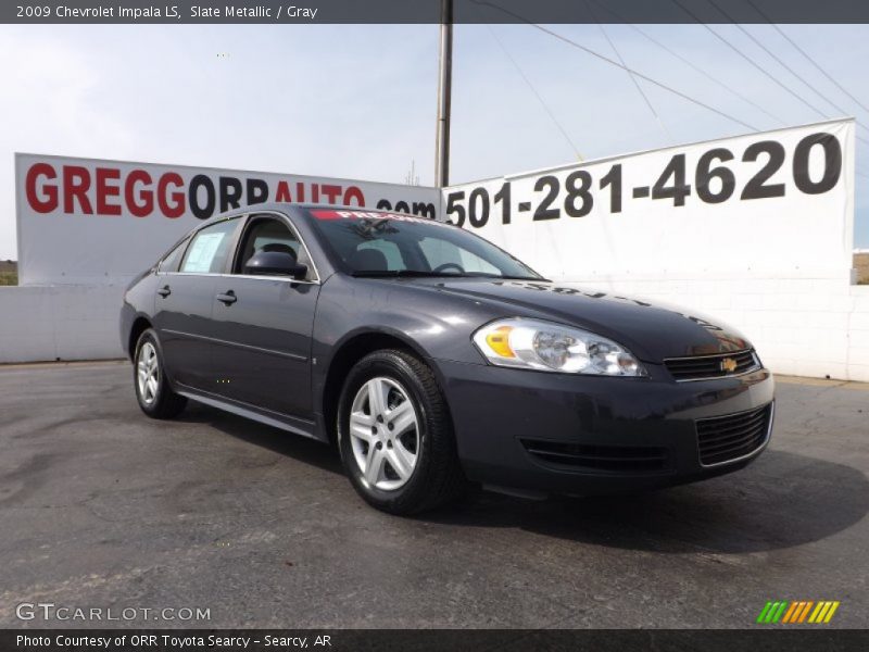 Slate Metallic / Gray 2009 Chevrolet Impala LS