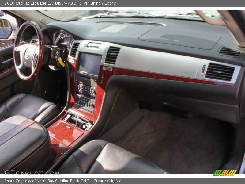 Silver Lining / Ebony 2010 Cadillac Escalade ESV Luxury AWD