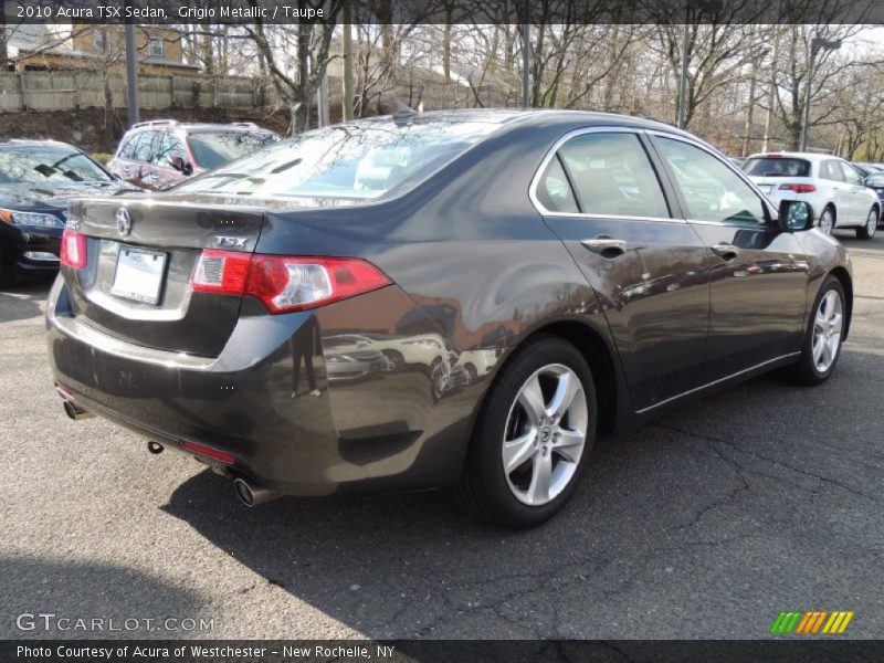 Grigio Metallic / Taupe 2010 Acura TSX Sedan