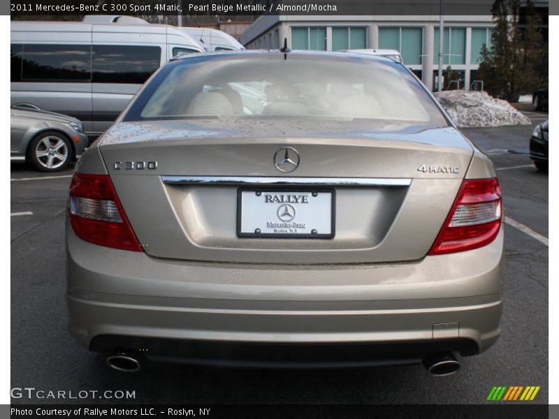 Pearl Beige Metallic / Almond/Mocha 2011 Mercedes-Benz C 300 Sport 4Matic