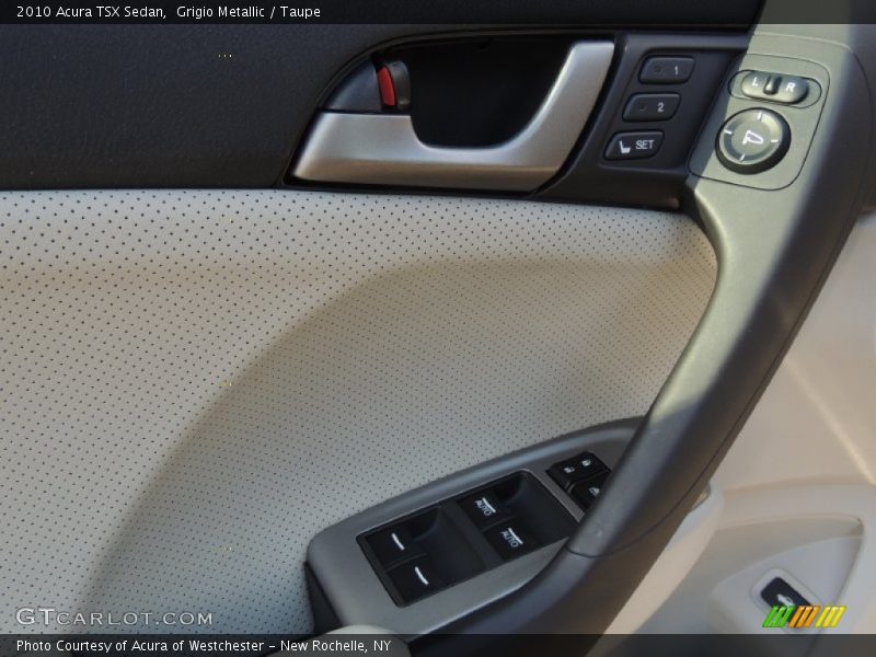 Grigio Metallic / Taupe 2010 Acura TSX Sedan