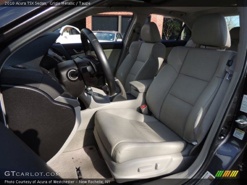 Grigio Metallic / Taupe 2010 Acura TSX Sedan