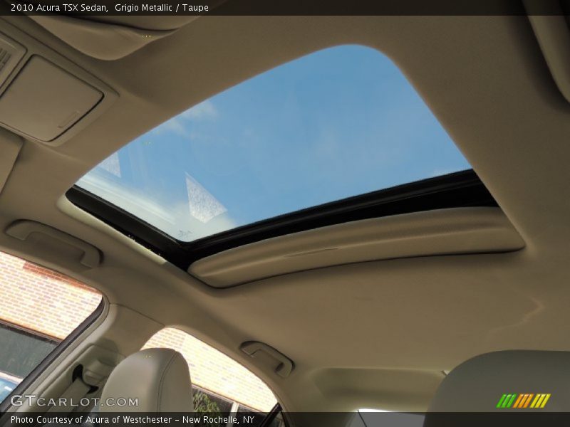 Grigio Metallic / Taupe 2010 Acura TSX Sedan