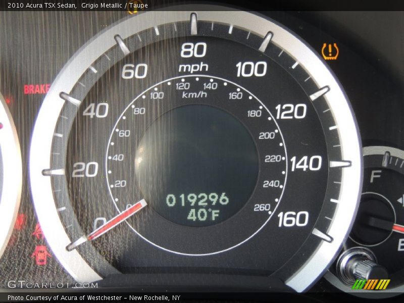 Grigio Metallic / Taupe 2010 Acura TSX Sedan