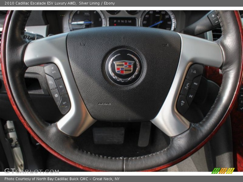 Silver Lining / Ebony 2010 Cadillac Escalade ESV Luxury AWD