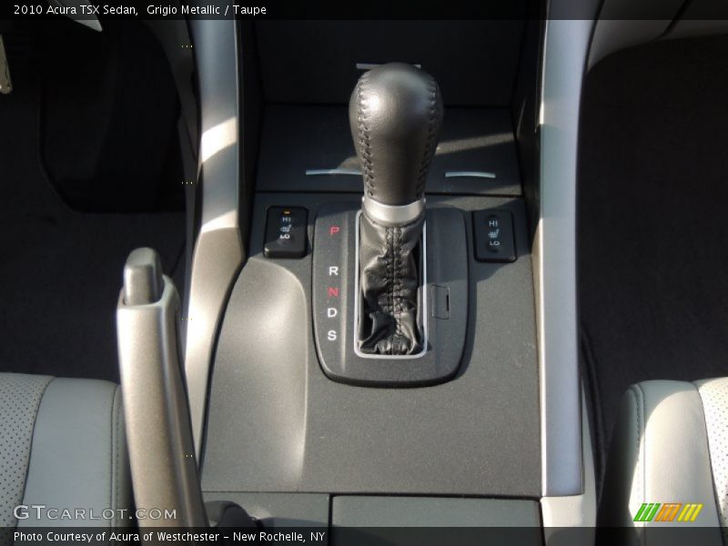 Grigio Metallic / Taupe 2010 Acura TSX Sedan