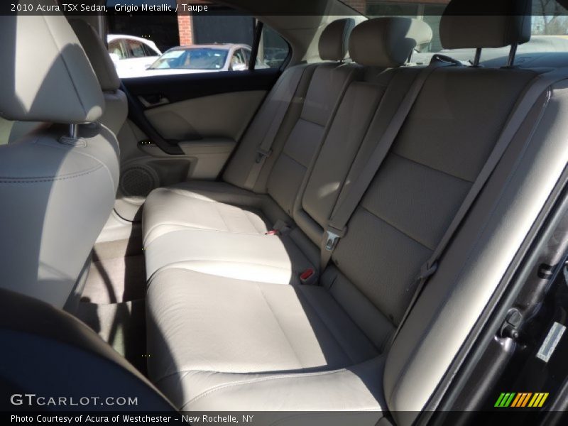 Grigio Metallic / Taupe 2010 Acura TSX Sedan