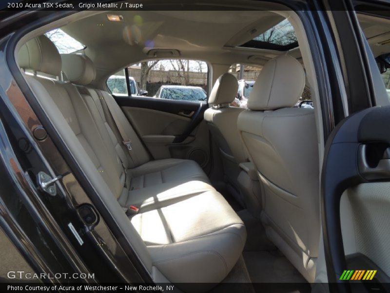 Grigio Metallic / Taupe 2010 Acura TSX Sedan