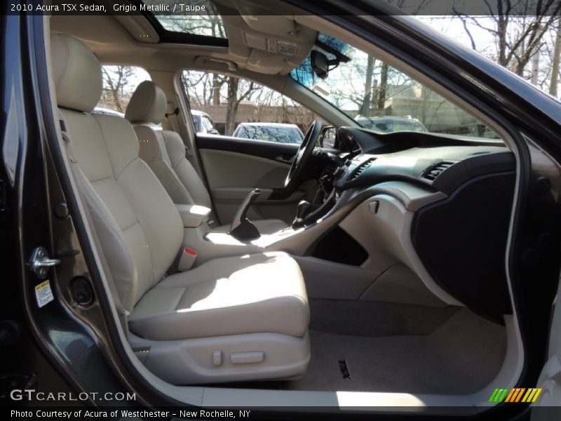 Grigio Metallic / Taupe 2010 Acura TSX Sedan